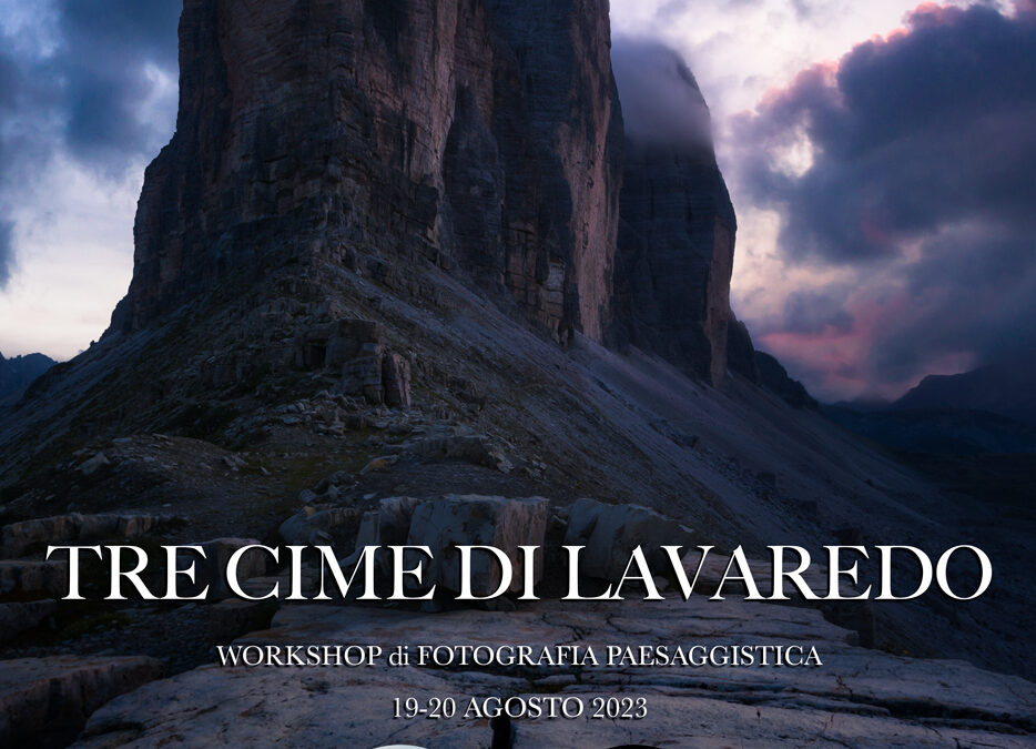 Workshop Tre Cime di Lavaredo 19-20 Agosto 2023